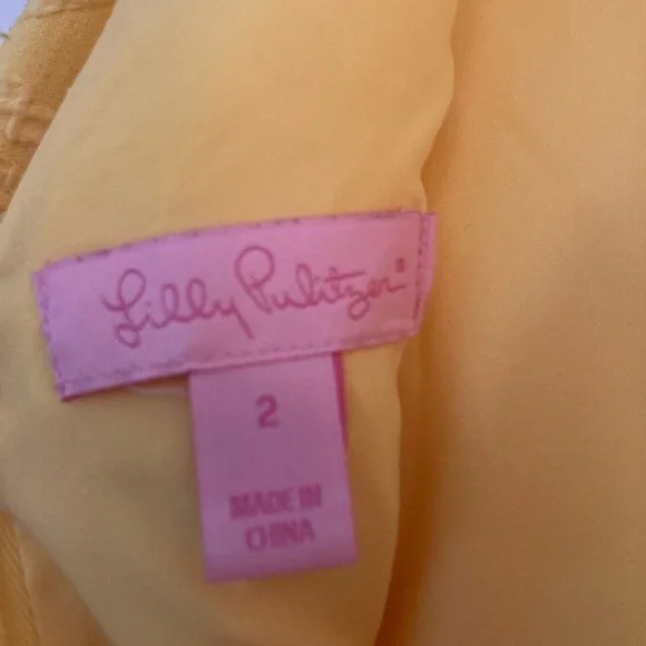 Lilly Pulitzer yellow pineapple dress. - Picture 5 of 6